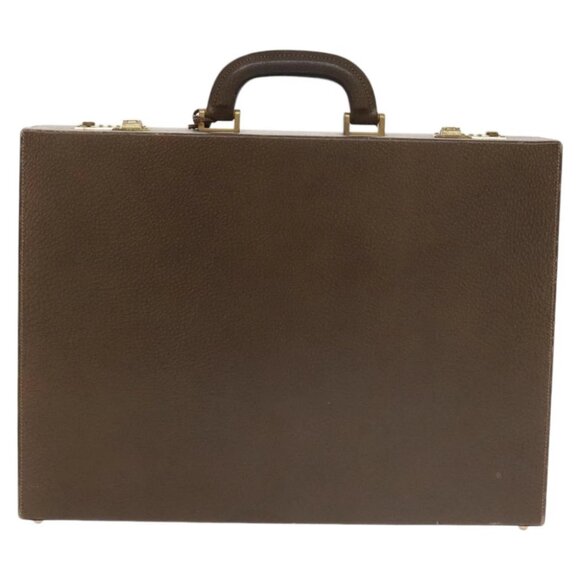 GUCCI Trunk Leather Brown Gold - Picture 2 of 14